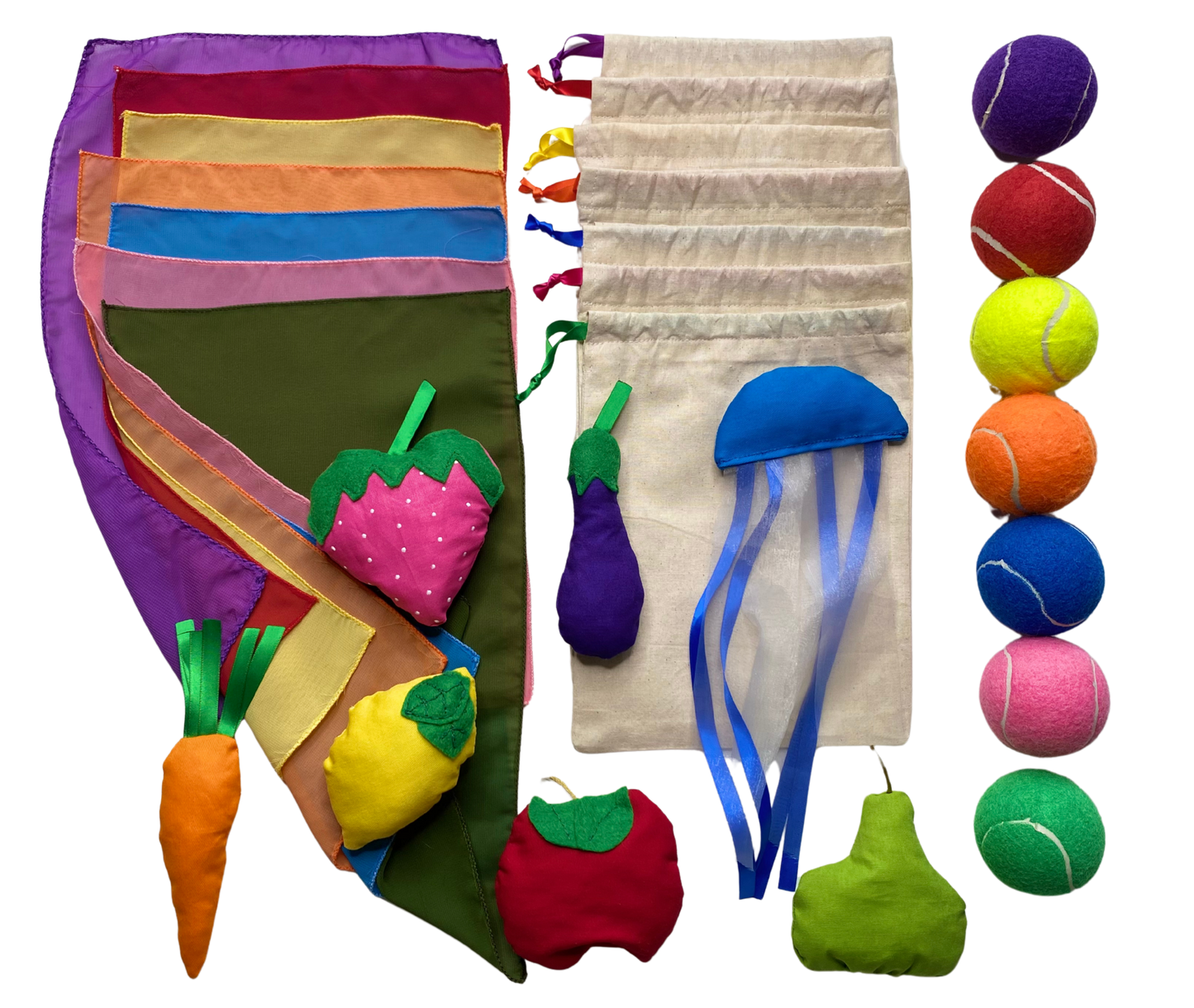 Colour bags - busy bags