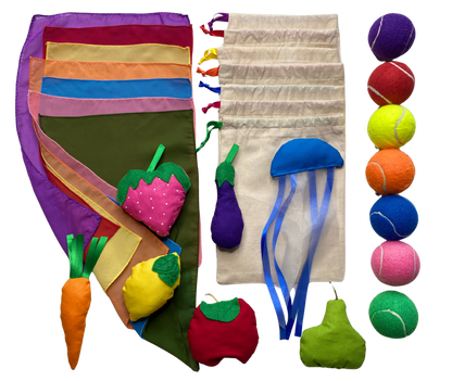Colour bags - busy bags